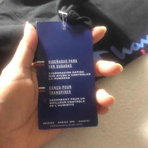 Womens Champion Medium Moisture wicking -Black - Picture 14 of 14